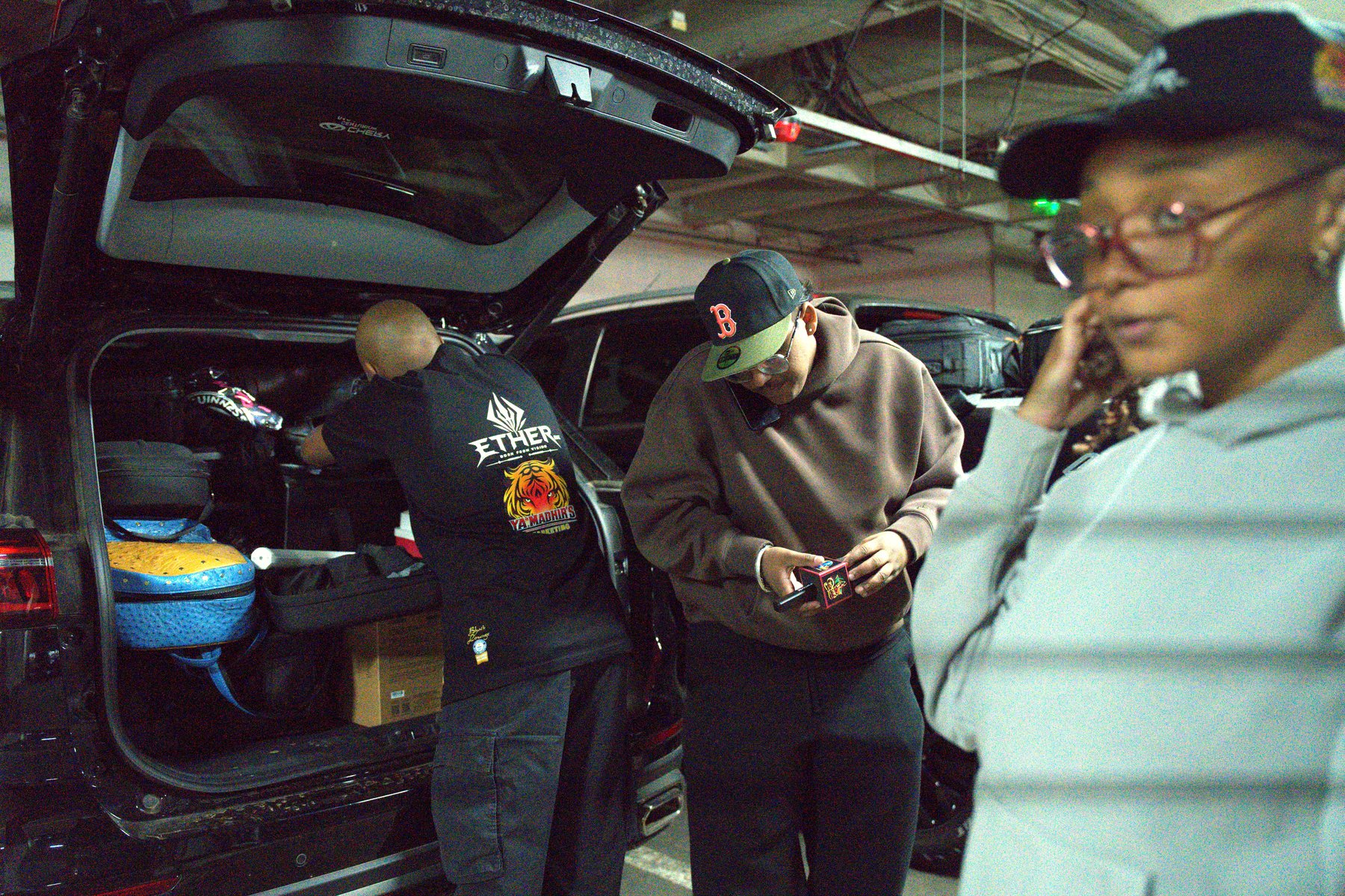 Ether Ent. crew filming on location